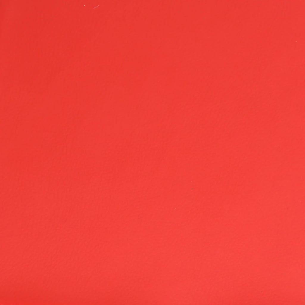 vidaXL fodskammel 60x60x36 cm kunstlæder rød
