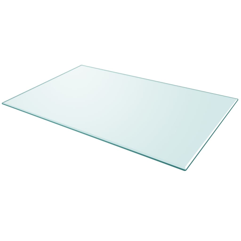 vidaXL bordplade rektangulær 1000 x 620 mm hærdet glas