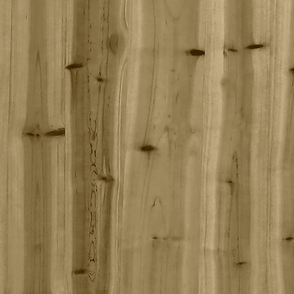 vidaXL klatrevæg med reb 44,5x5x108 cm imprægneret fyrretræ