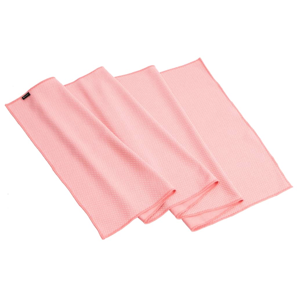 Pure2Improve yogahåndklæde skridsikkert stof lyserød