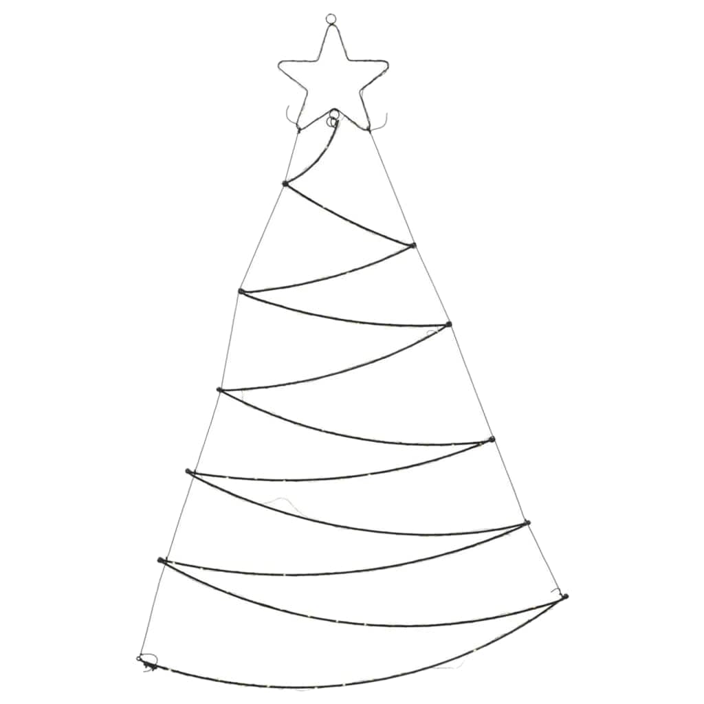Ambiance juletræ med 125 lysdioder 110 cm