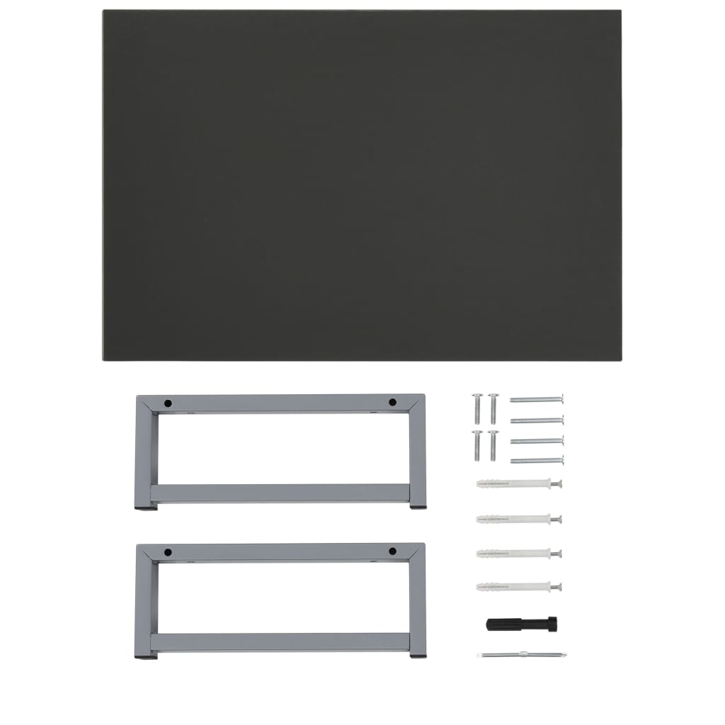 vidaXL badeværelsesmøbel 60 x 40 x 16,3 cm grå