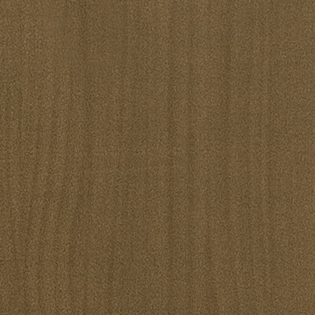 vidaXL sengeborde 2 stk. 40x31x40 cm massivt fyrretræ gyldenbrun
