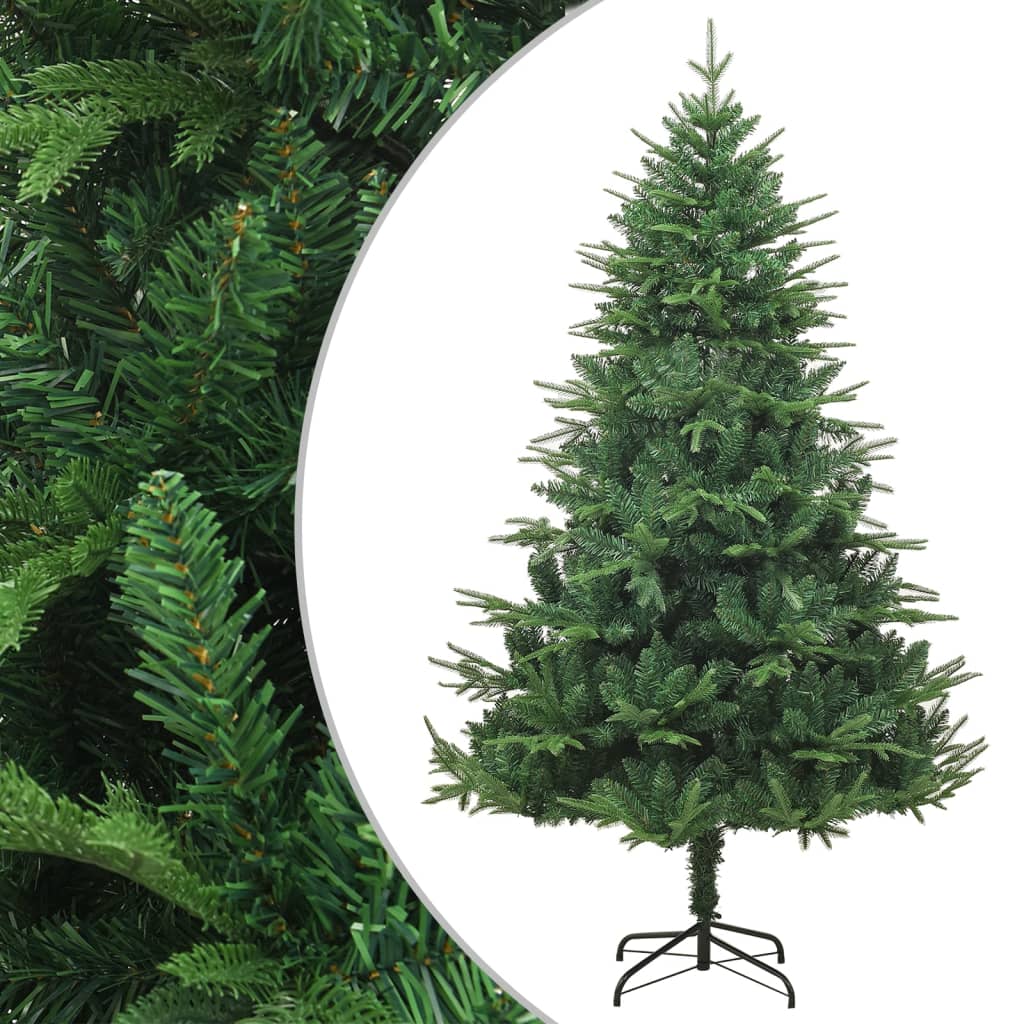vidaXL kunstigt juletræ 180 cm PVC + PE grøn