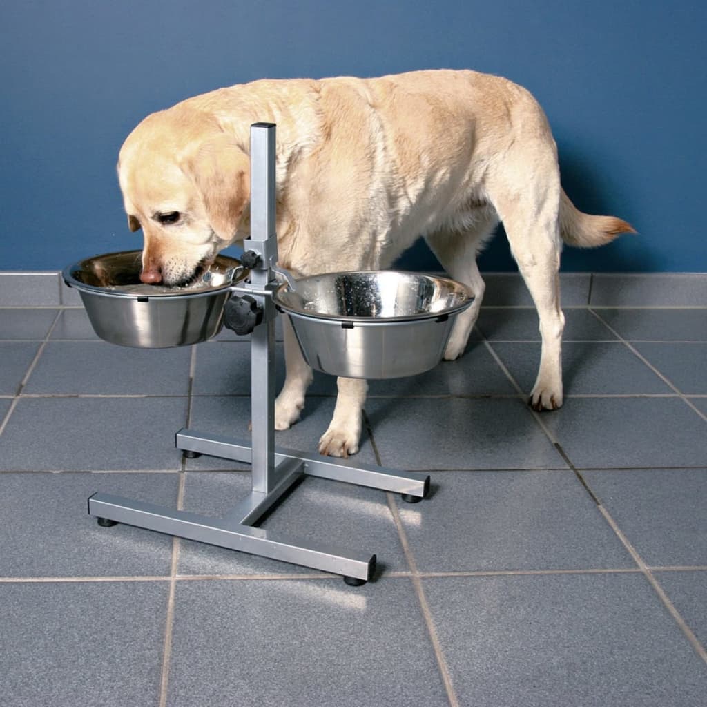 TRIXIE justerbart foderstativ til hunde 9 l 28 cm 24923