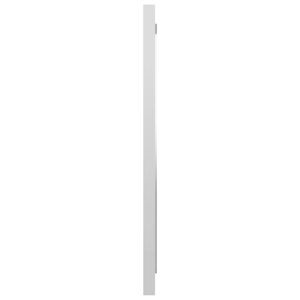 vidaXL badeværelsesspejl 40x1,5x37 cm spånplade hvid højglans