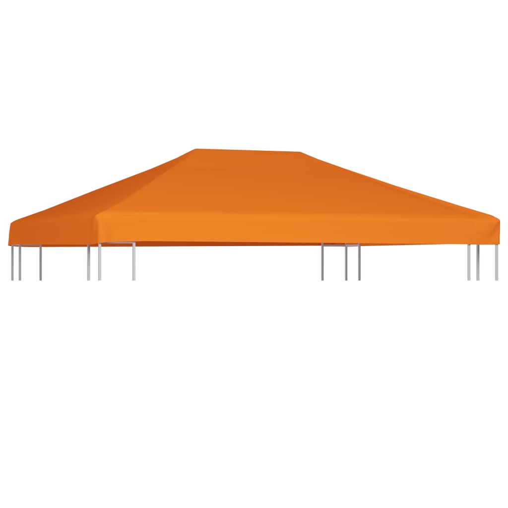 vidaXL pavillontopdække 310 g/m² 4 x 3 m orange