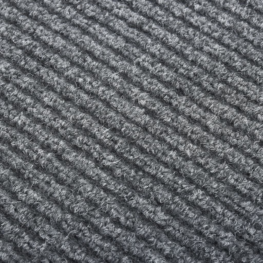vidaXL snavsbestandig tæppeløber 100x400 cm grå