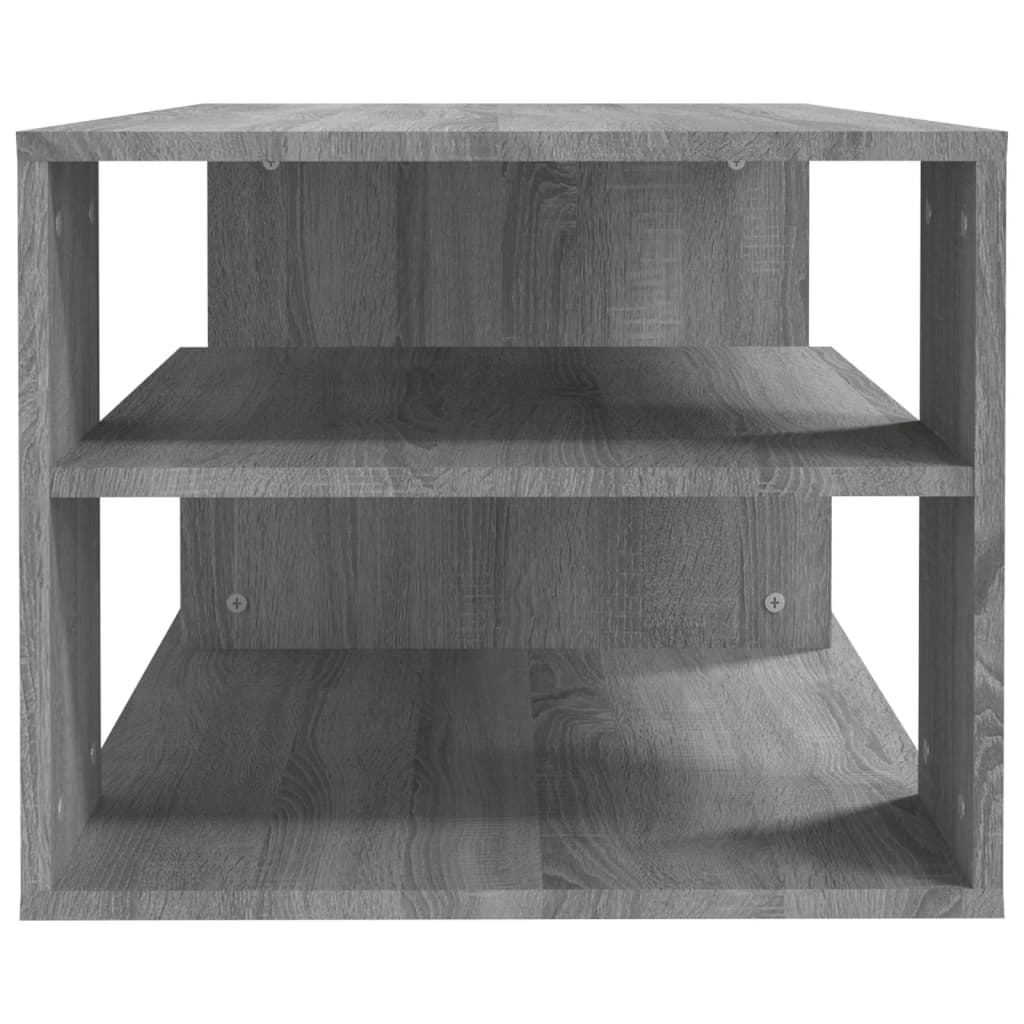 vidaXL sofabord 100x50x40 cm konstrueret træ Grå sonoma-eg