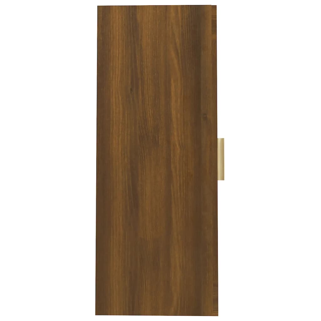 vidaXL vægskab 69,5x34x90 cm brun egetræsfarve