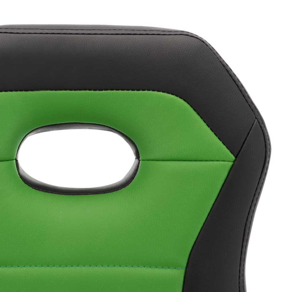 vidaXL barstole 2 stk. kunstlæder grøn