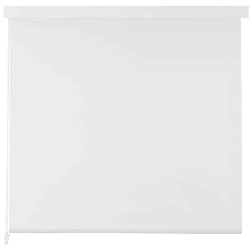 vidaXL rullegardin til badeværelse 80x240 cm hvid