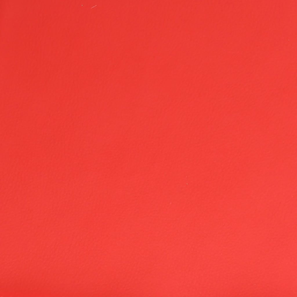 vidaXL fodskammel 78x56x32 cm kunstlæder rød