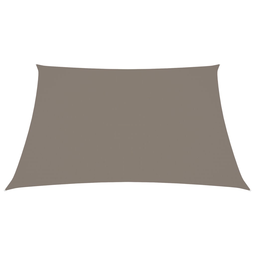 vidaXL solsejl 4,5x4,5 m firkantet oxfordstof gråbrun
