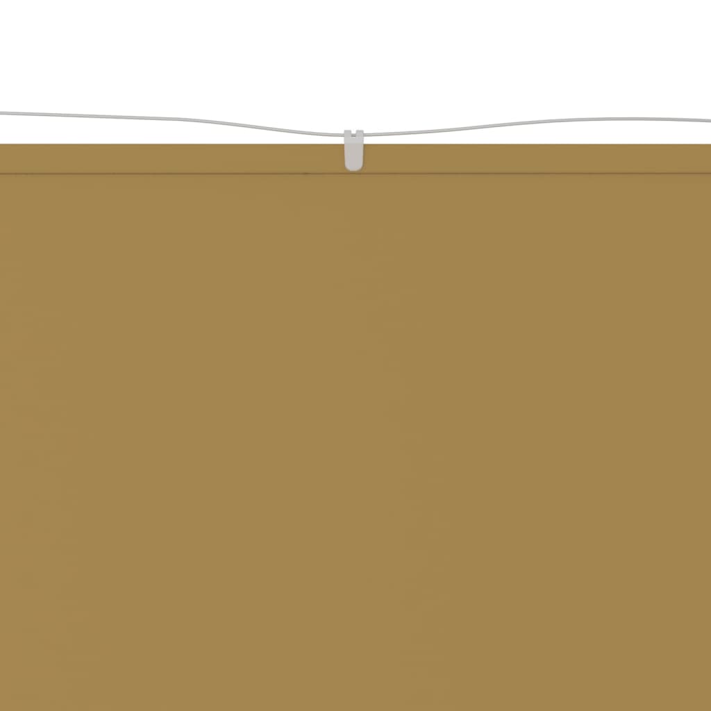 vidaXL lodret markise 200x420 cm oxfordstof beige