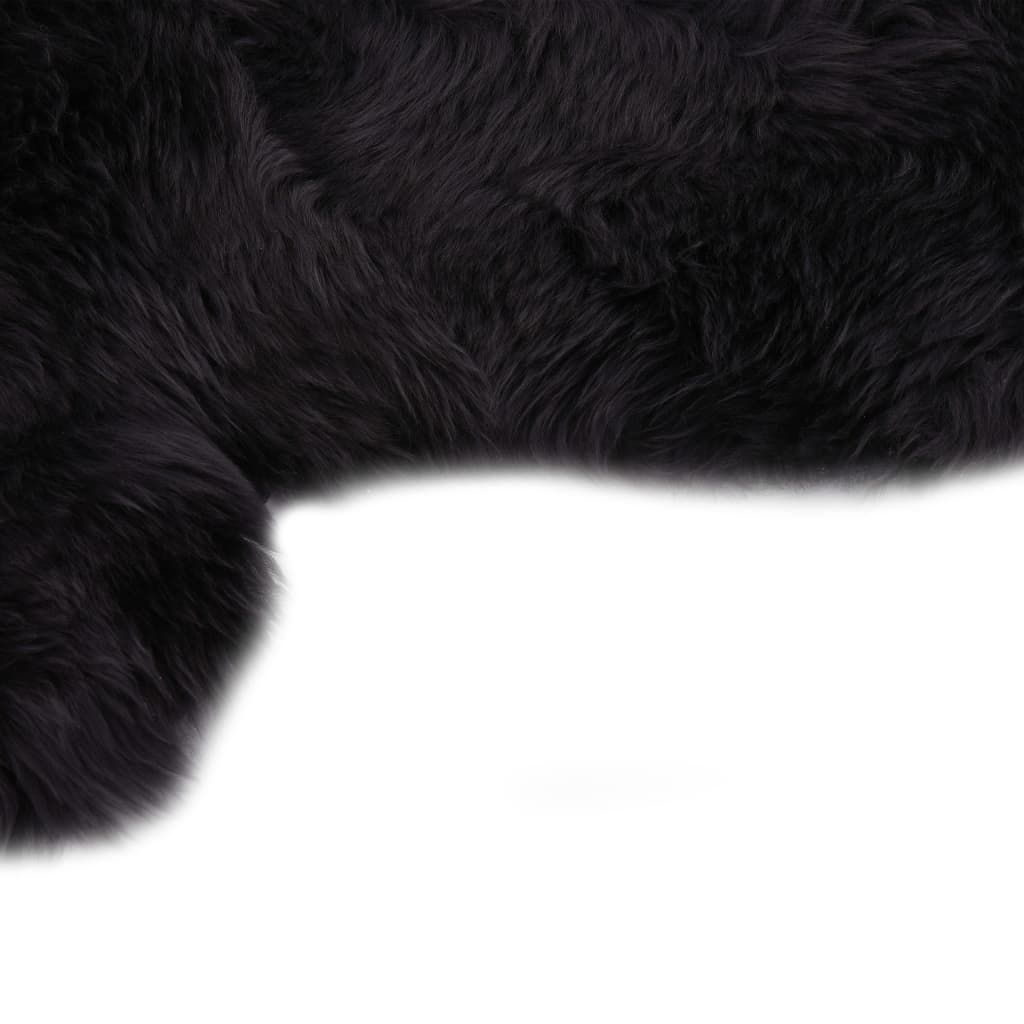 vidaXL fåreskindstæppe 60 x 180 cm mørkegrå
