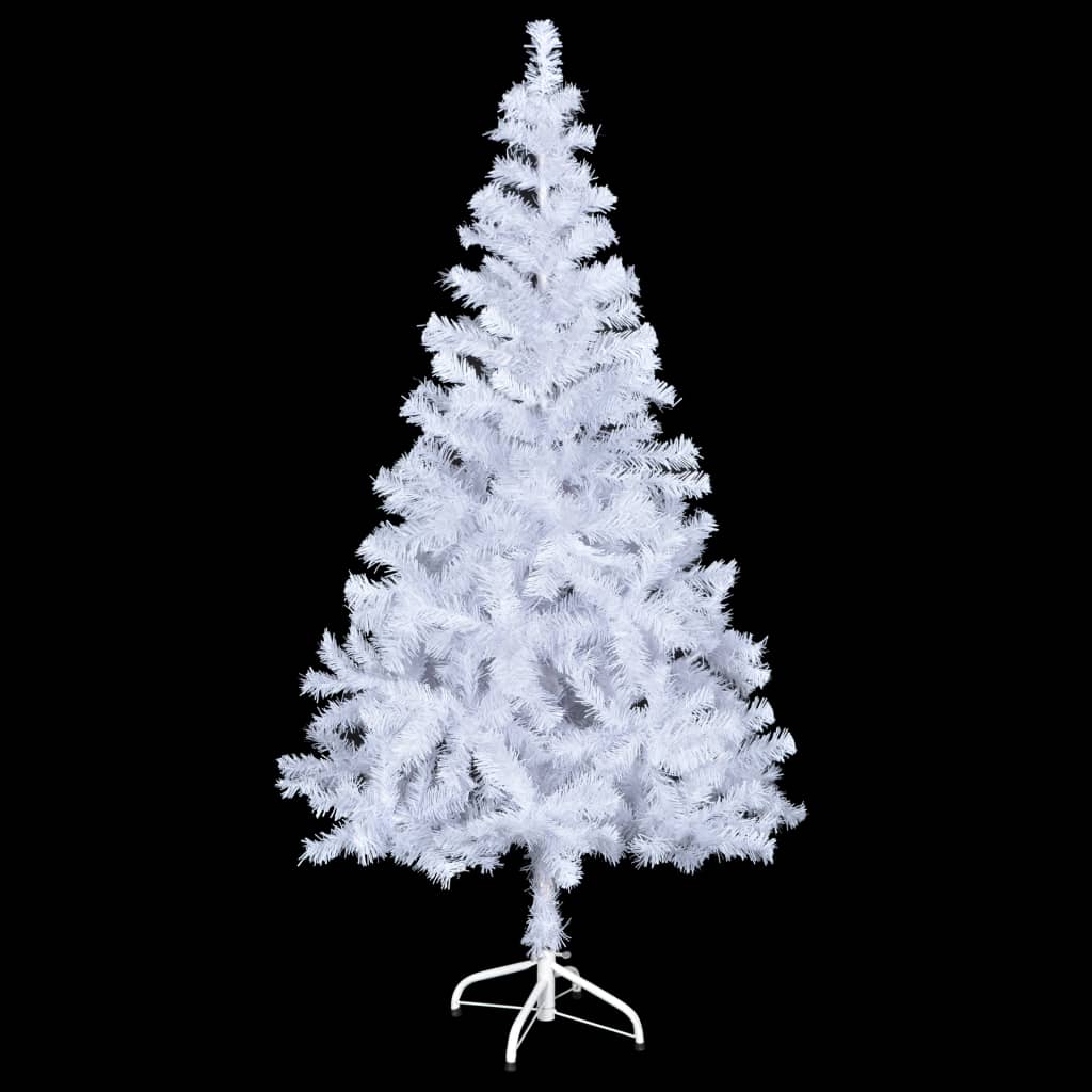 vidaXL kunstigt juletræ med lys og kuglesæt 150 cm 380 grene