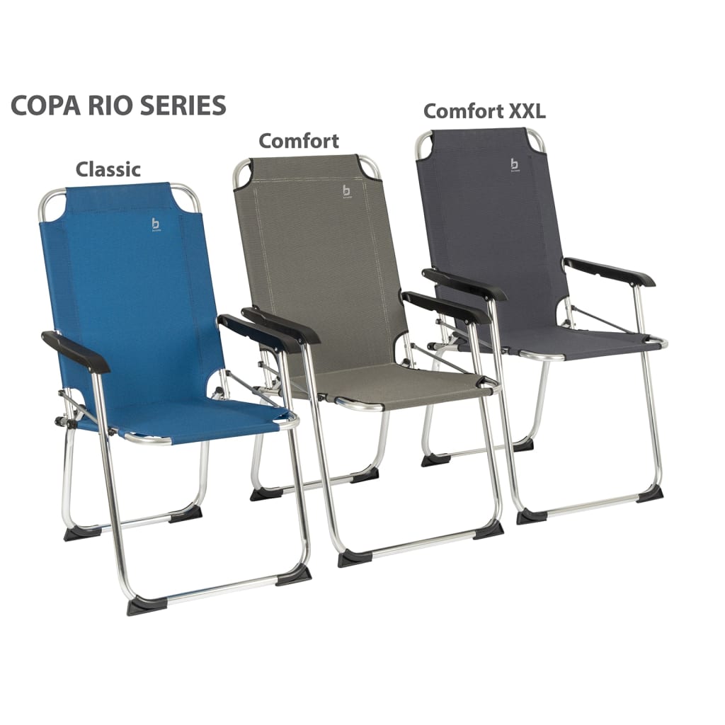 Bo-Camp foldbar campingstol Copa Rio Comfort XXL sandfarvet