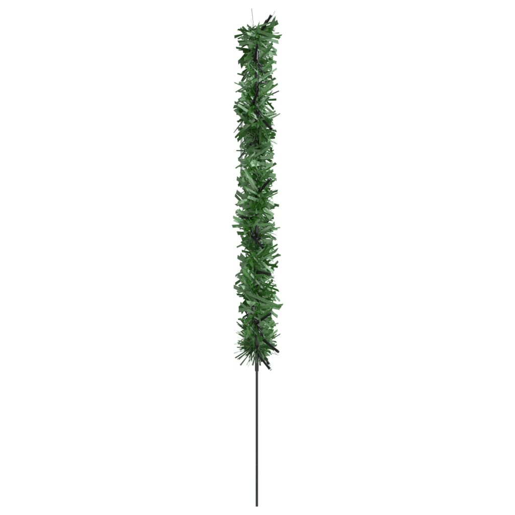 vidaXL juledekoration med jordspyd juletræsform 3 stk. 50 LED'er 30 cm