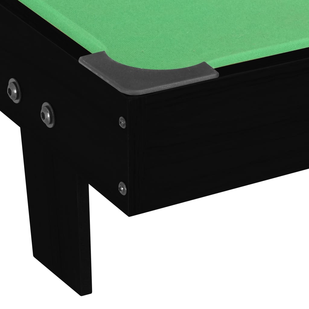 vidaXL mini-poolbord 92x52x19 cm sort og grøn