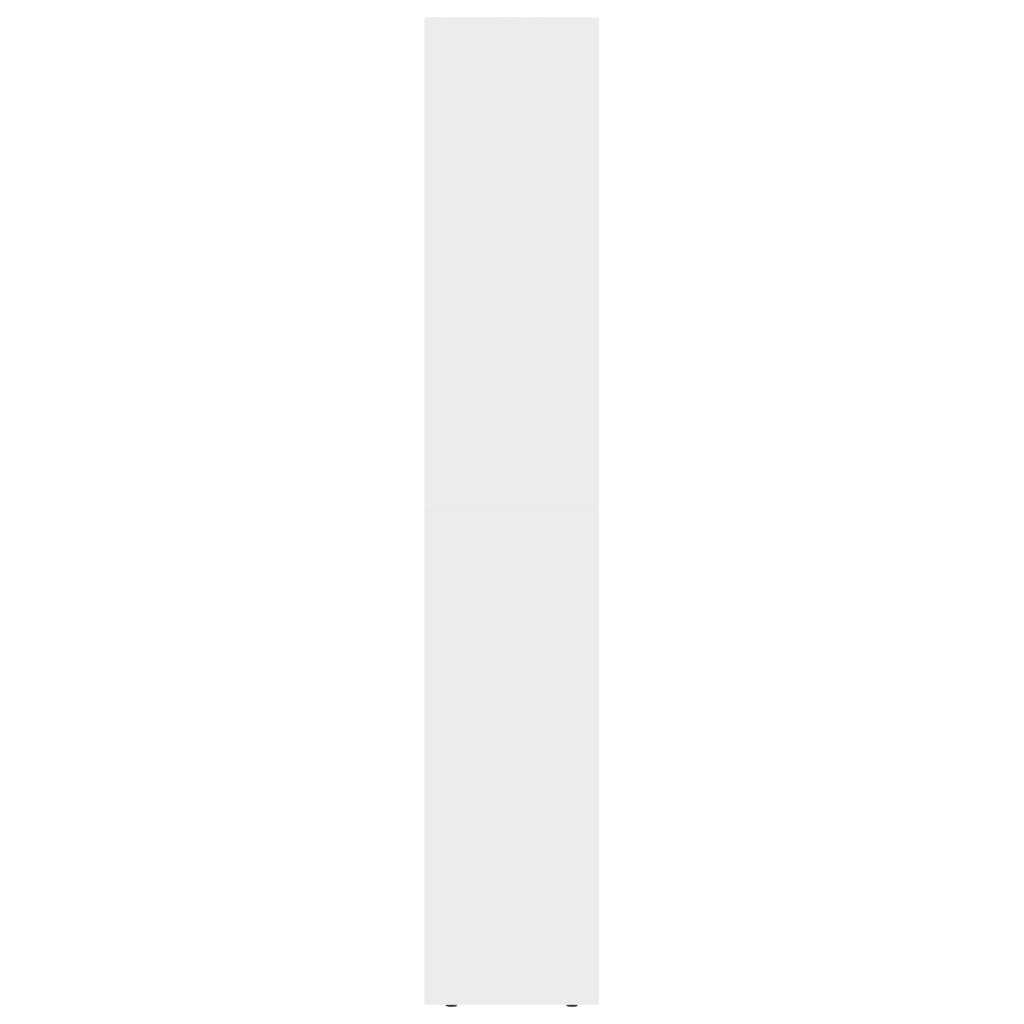 vidaXL bogreol 36x30x171 cm spånplade hvid højglans