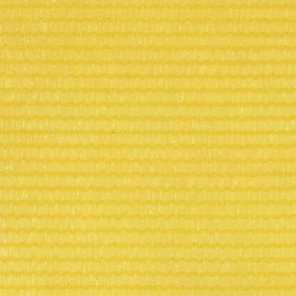 vidaXL altanafskærmning 90x500 cm HDPE gul