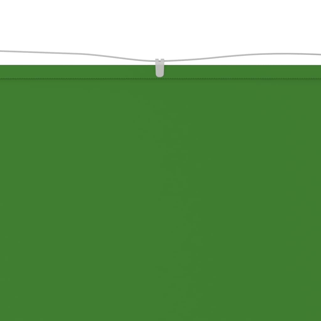 vidaXL lodret markise 60x420 cm oxfordstof lysegrøn