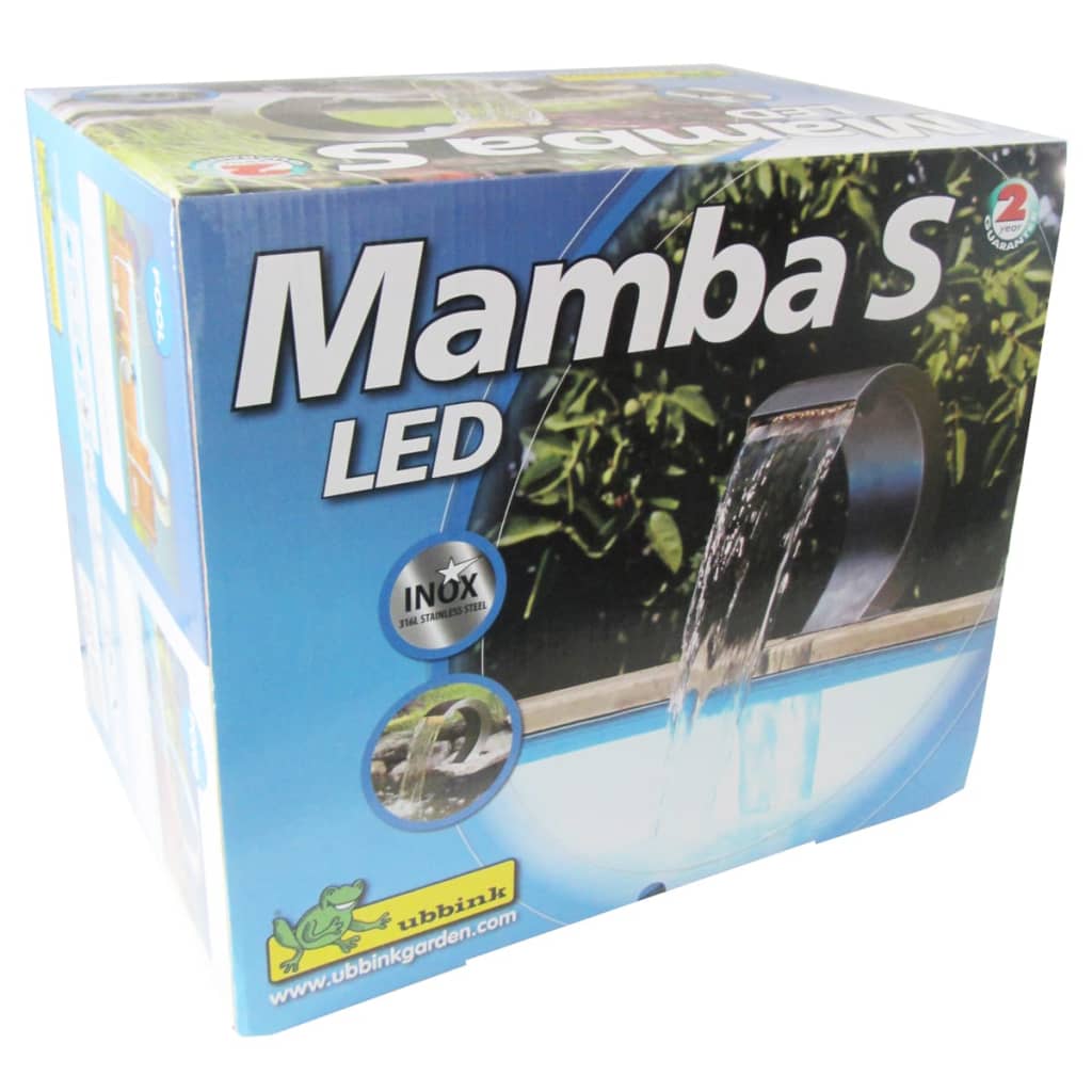 Ubbink vandfald Mamba S-LED 7504632 rustfrit