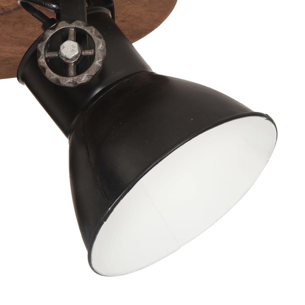 vidaXL industriel loftlampe 25 W 42x27 cm E27 mat sort