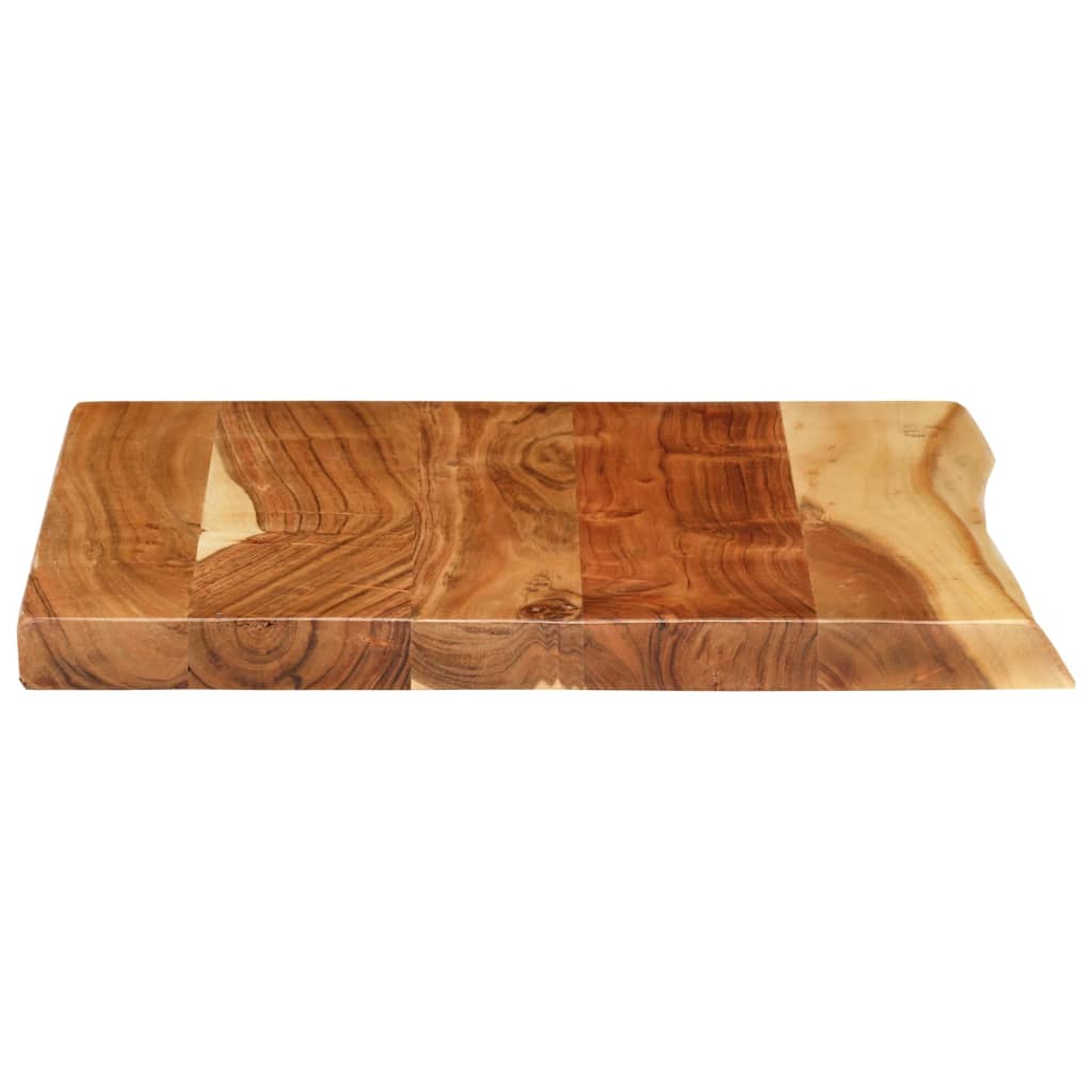 vidaXL bordplade til toiletbord 58x52x3,8 cm massivt akacietræ