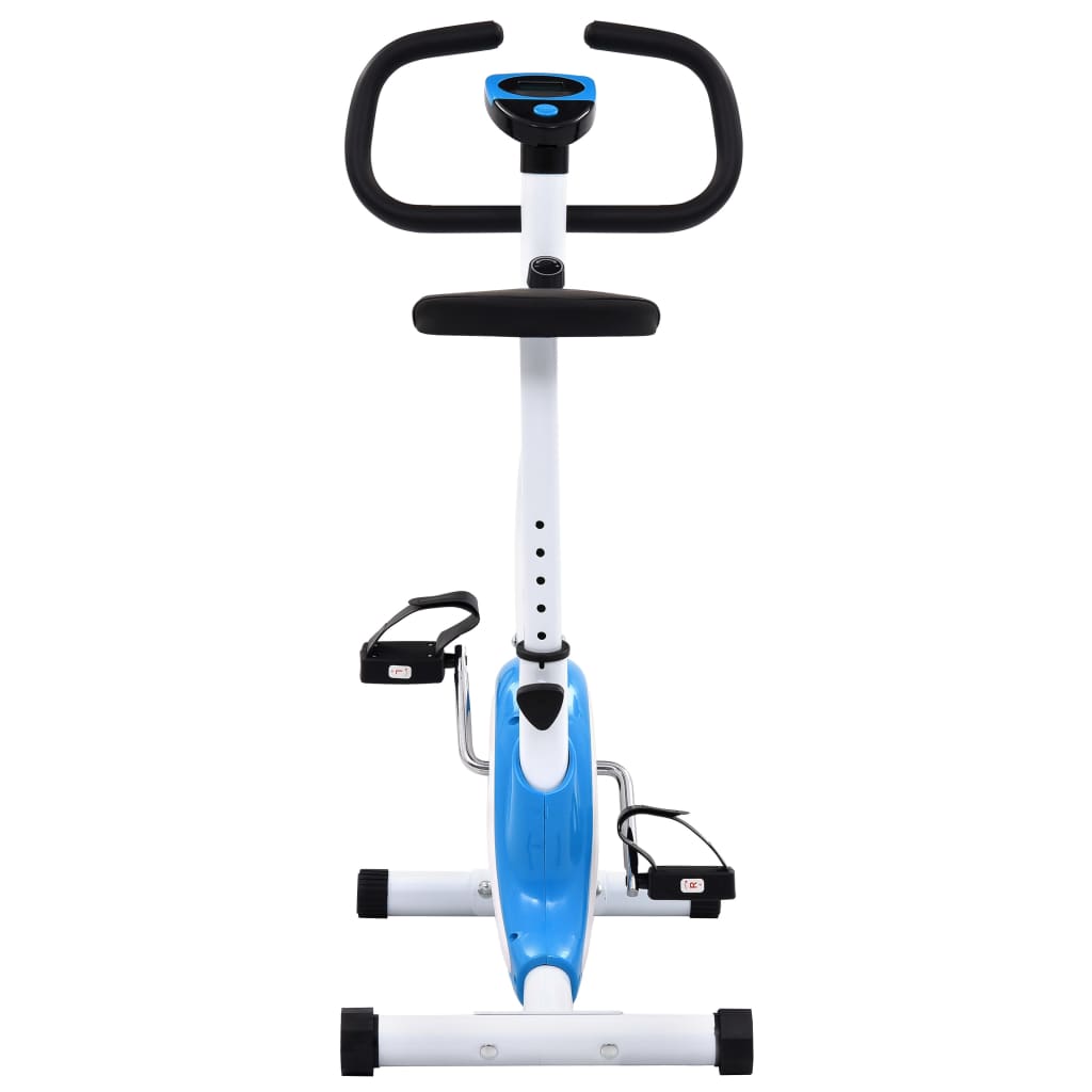 vidaXL motionscykel med bæltemodstand blå