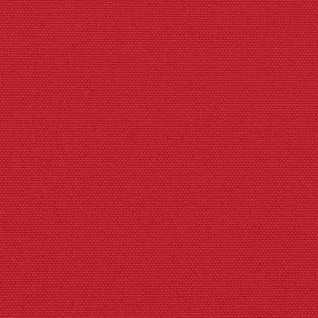 vidaXL sammenrullelig sidemarkise 160x1200 cm rød