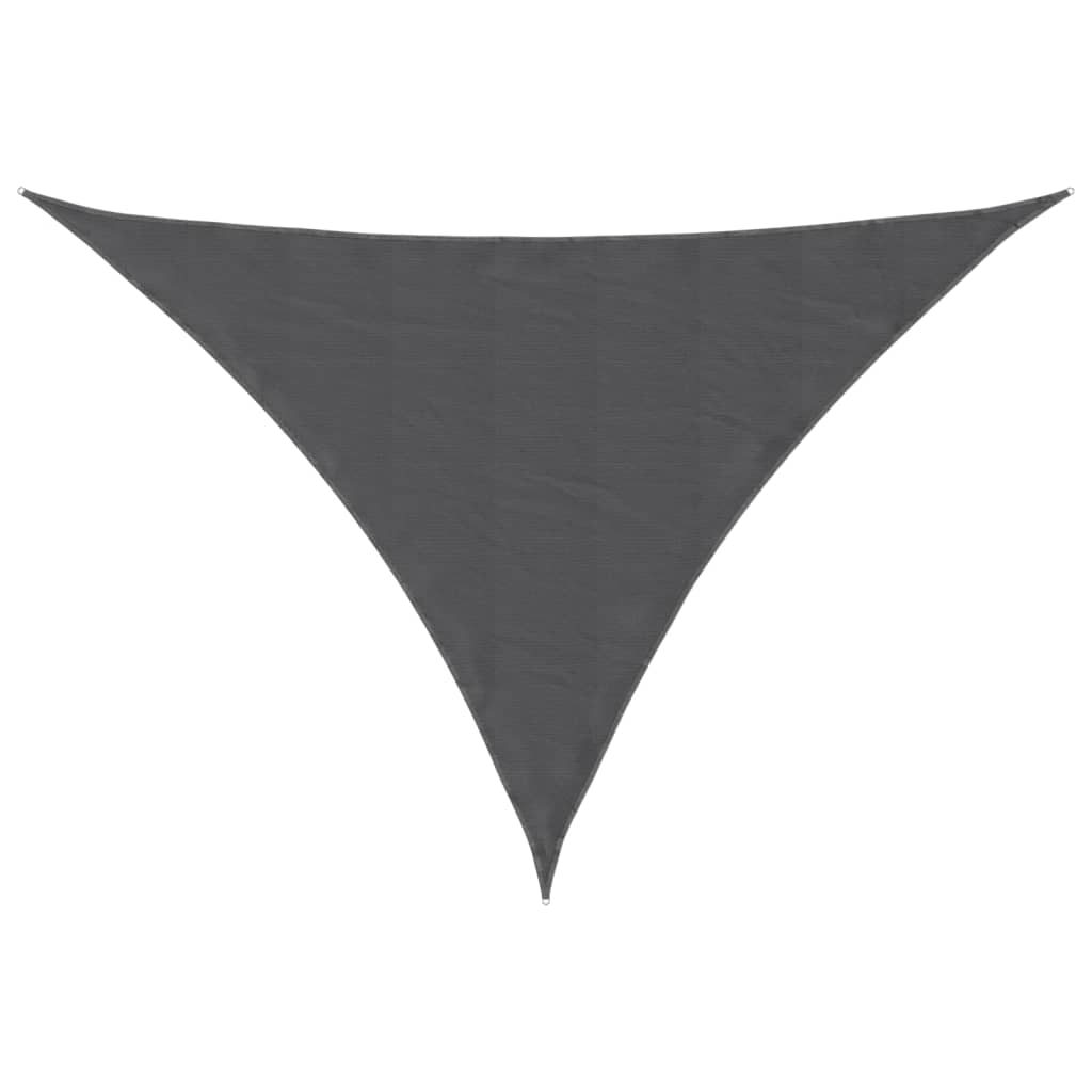 vidaXL solsejl 3x4x5 m trekantet oxfordstof antracitgrå