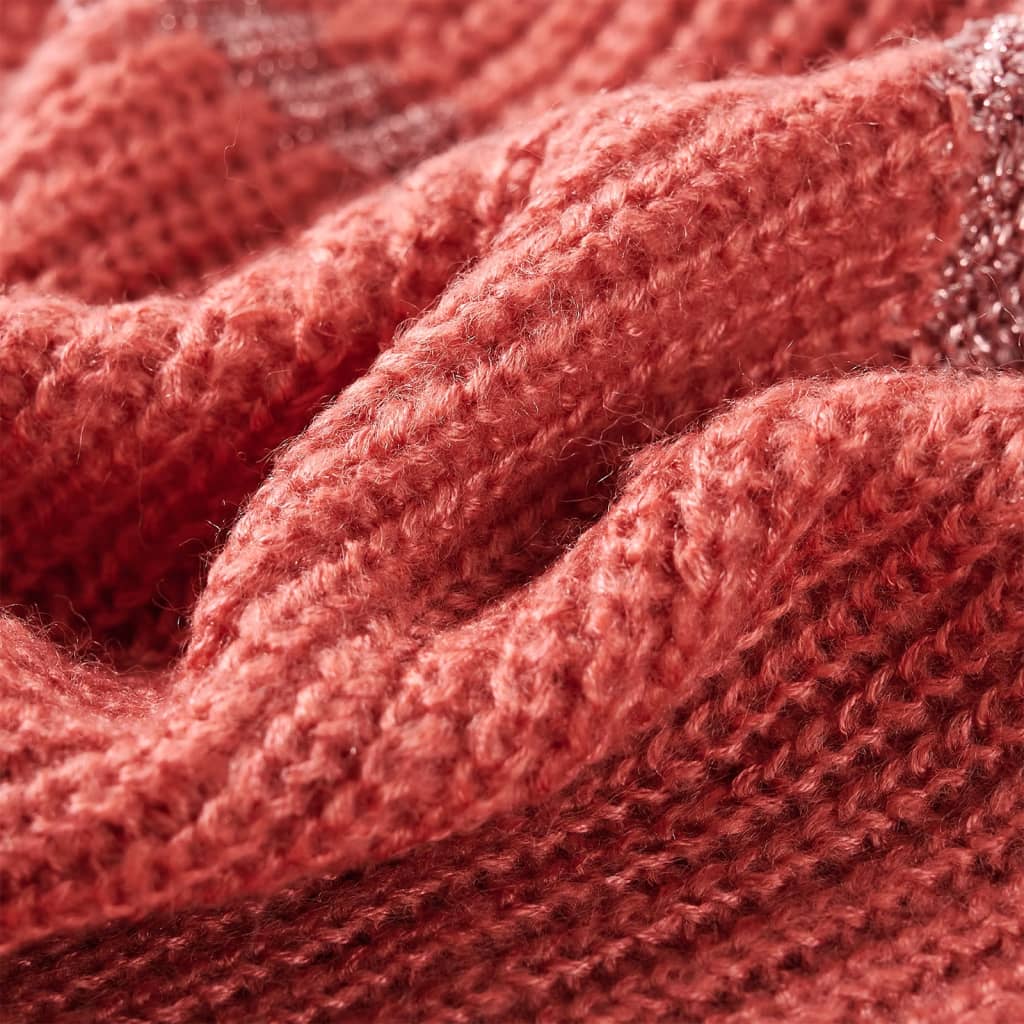 Sweater til børn str. 92 strikket pink