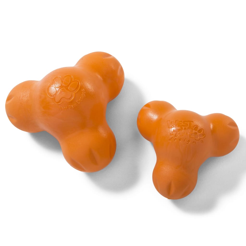 West Paw hundelegetøj med Zogoflex Tux str. L orange