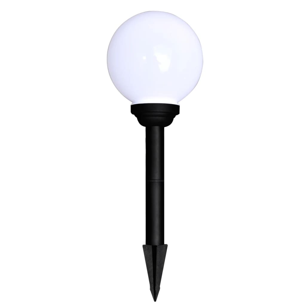 vidaXL udendørslamper 6 stk. LED 20 cm med jordspyd