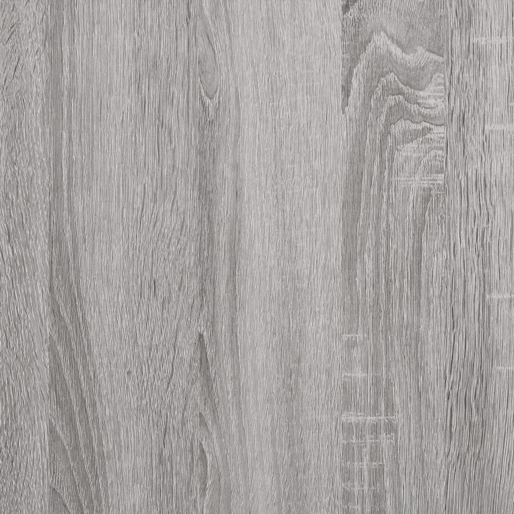 vidaXL væghylder 4 stk. 60x20x1,5 cm konstrueret træ grå sonoma-eg
