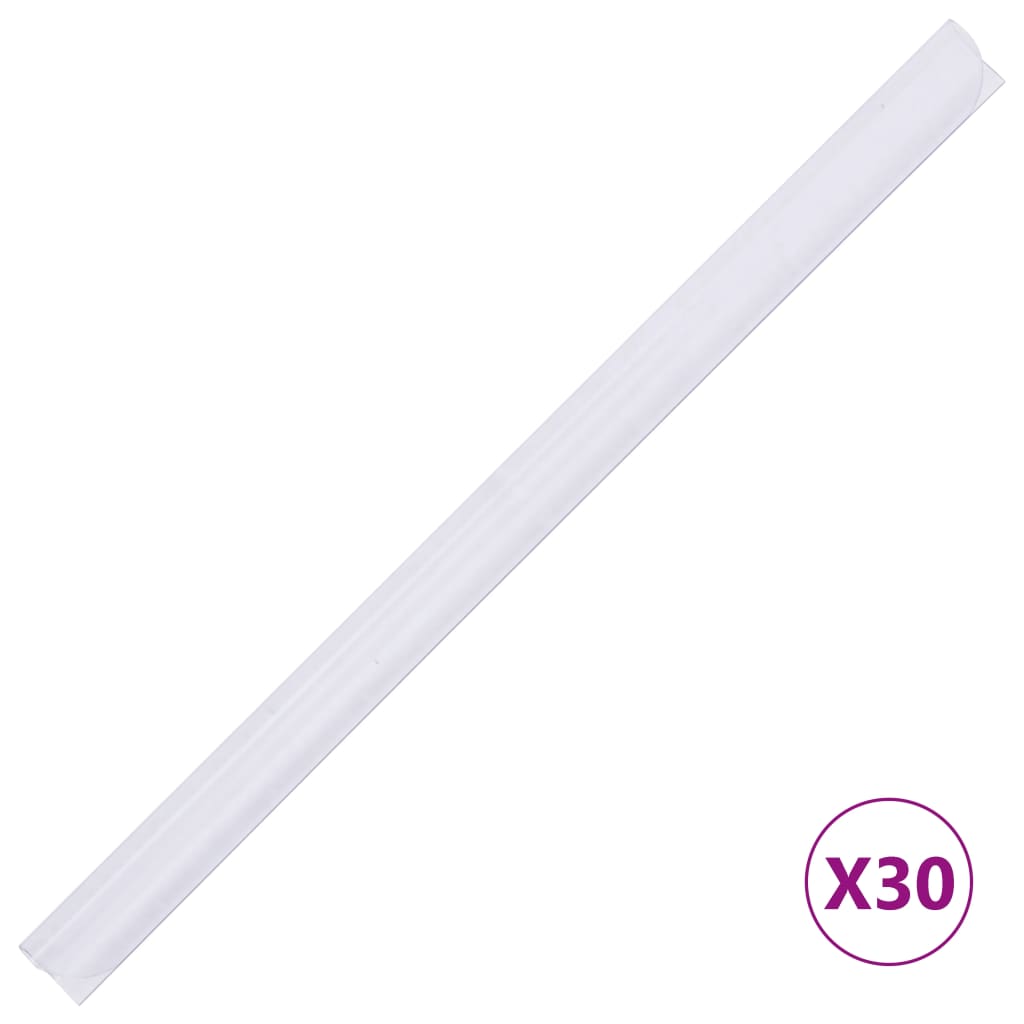 vidaXL haveskærm 70x0,19 m PVC hvid