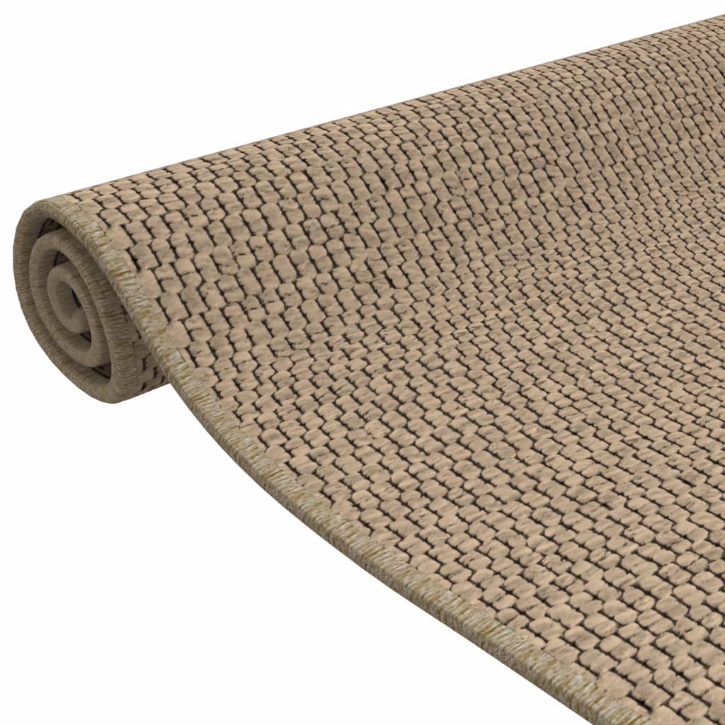 vidaXL tæppeløber 50x100 cm sisallook sandfarvet