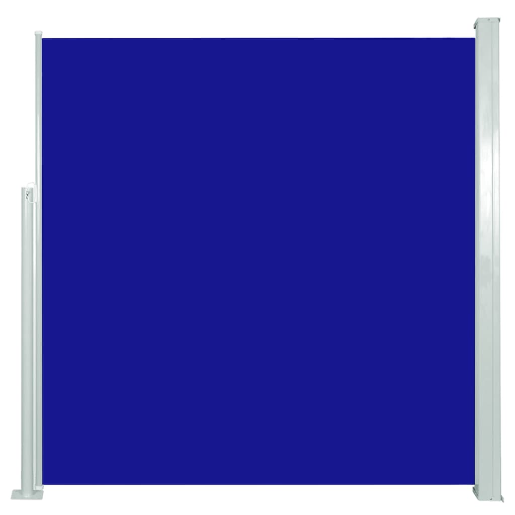 vidaXL sammenrullelig sidemarkise 140 x 300 cm blå