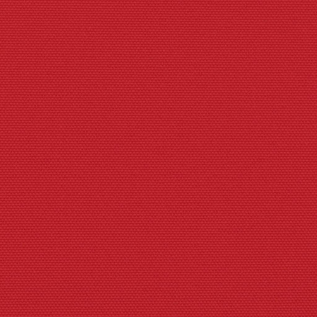 vidaXL sammenrullelig sidemarkise 180x1200 cm rød