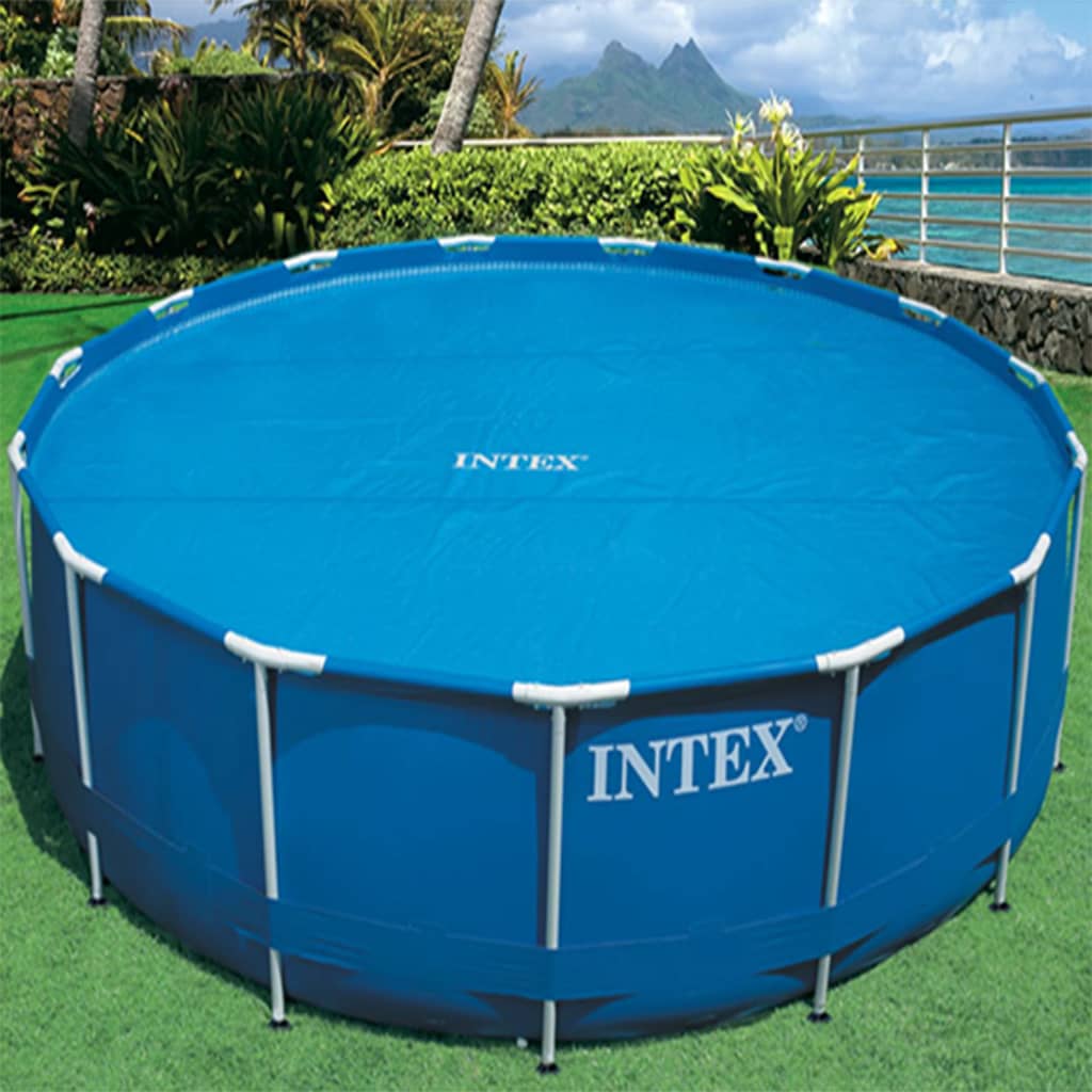 Intex solopvarmet poolovertræk rund 457 cm 29023