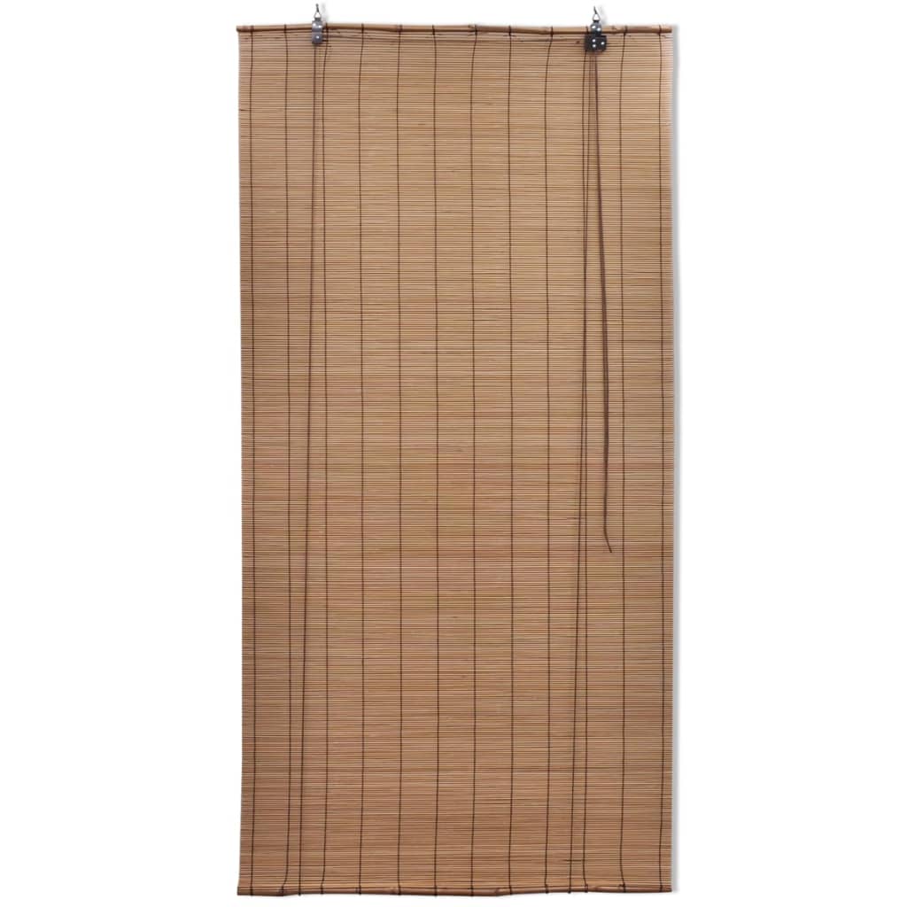 vidaXL rullegardiner 120x220 cm bambus brun