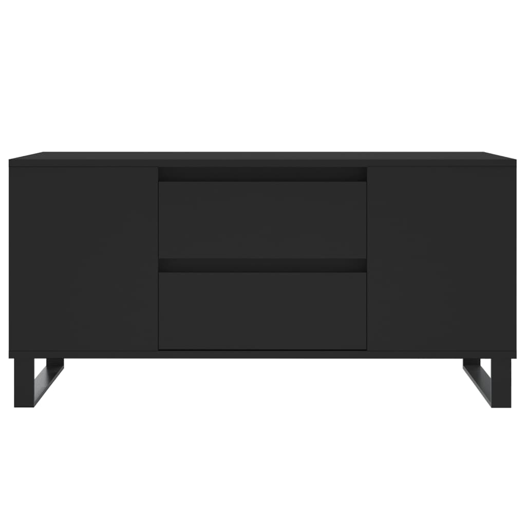 vidaXL sofabord 102x44,5x50 cm konstrueret træ sort