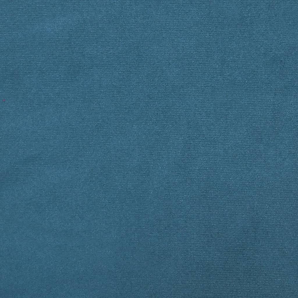 vidaXL gavlpude 80 cm velour blå
