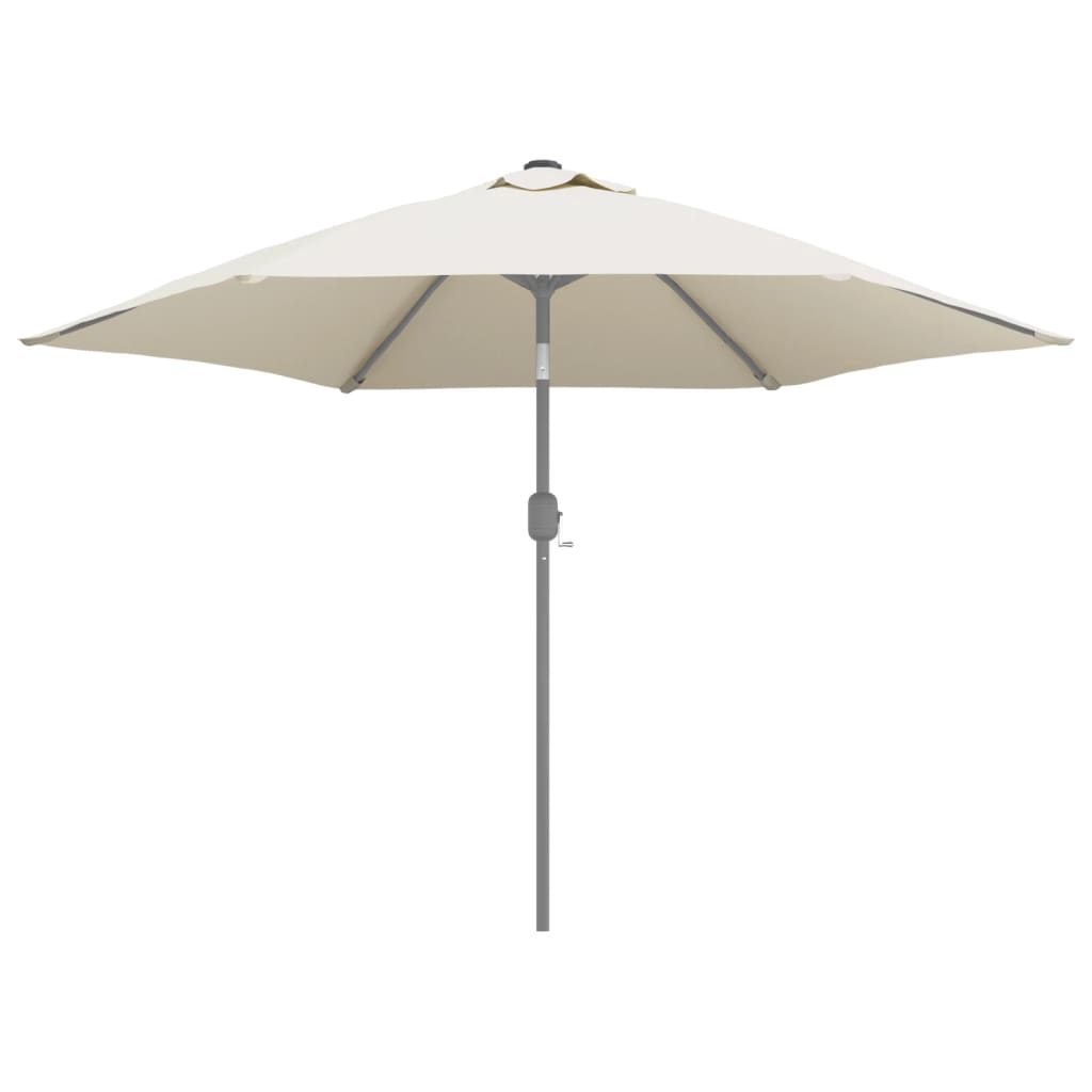 vidaXL udskiftningsdug til parasol 300 cm sandfarvet