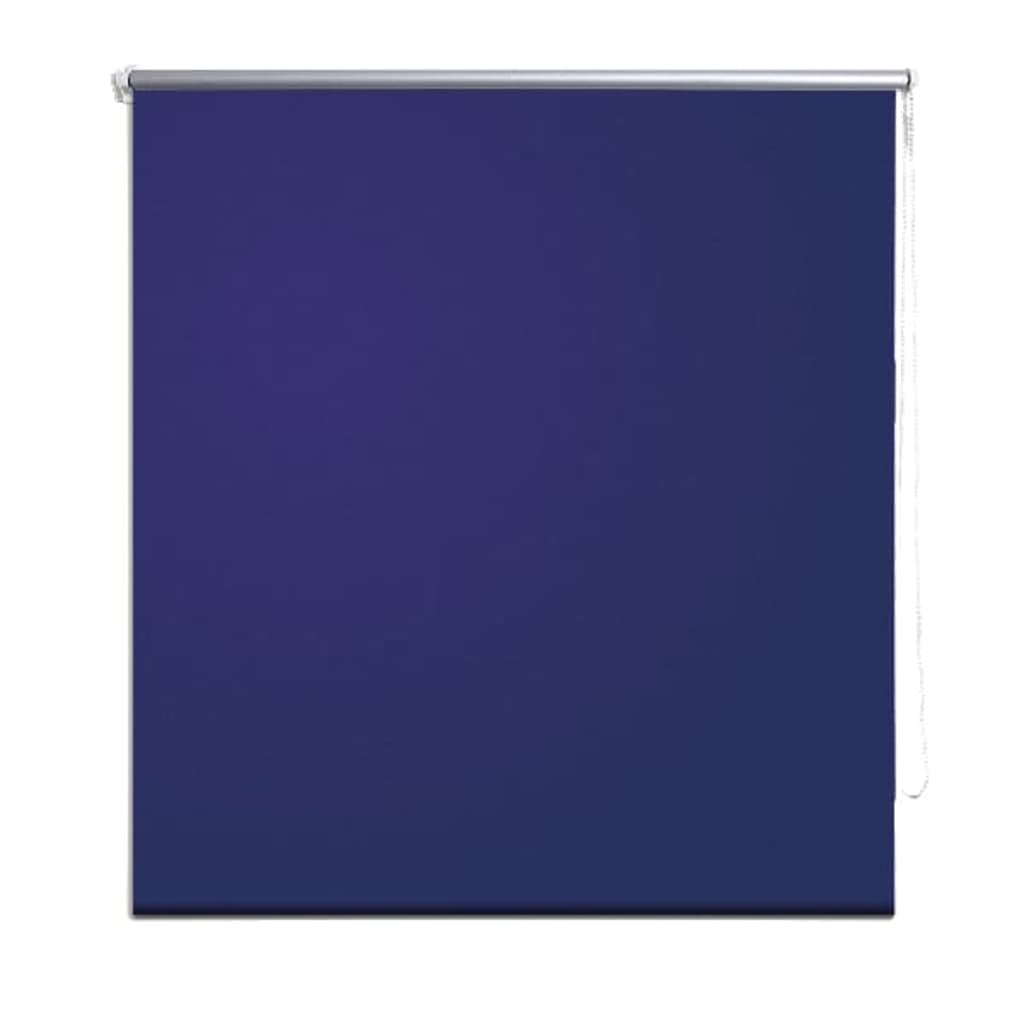 Mørklægningsrullegardin 100 x 230 cm marineblå