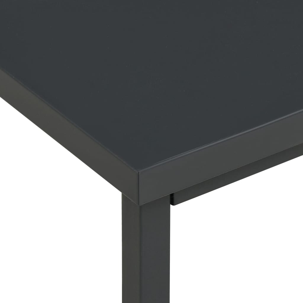 vidaXL industrielt skrivebord med skuffer 105x52x75cm stål antracitgrå