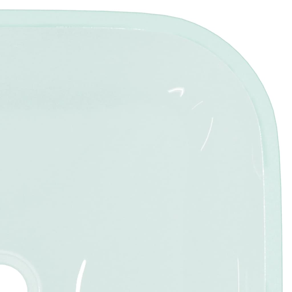 vidaXL håndvask 42x42x14 cm glas matteret