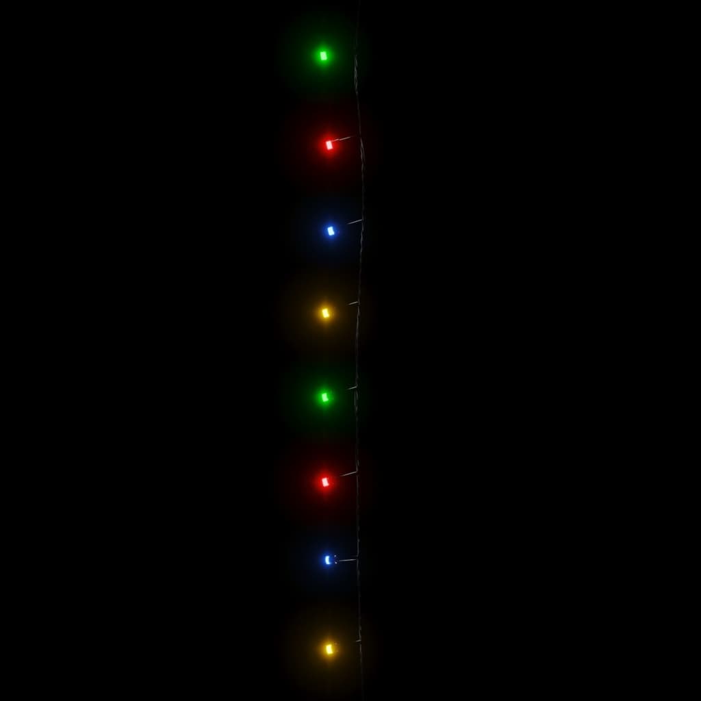 vidaXL lyskæde med 400 LED'er 40 m 8 lyseffekter flerfarvet